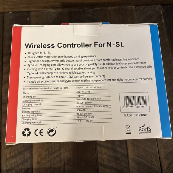 Wireless Controller for Nintendo Switch N-SL NEW! - Picture 2 of 2
